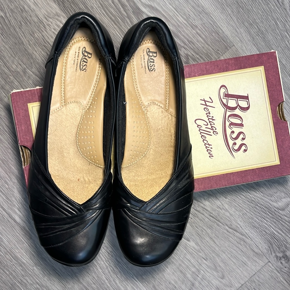 G.H. Bass-ABBY Dress Flats Black Size 9M